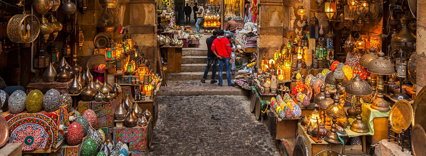 A-beautiful-picture-in-Khan-el-Khalili-Bazaar Souks and Local Markets in Cairo